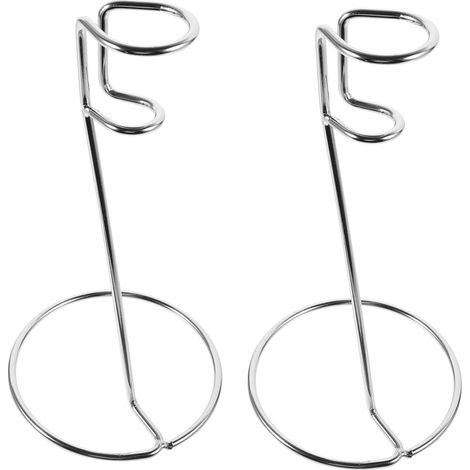 Argenté Support Pour Mousseur À Main Robuste En Acier Inoxydable Pour Mixeur De Cuisine