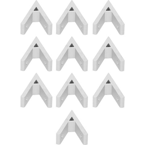 10 Stück Aluminium-Winkel-Eckverbinder für Industrieprofile 2030404550602020-45°