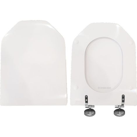 Copriwater Absolute Classic Ideal Standard legno rivestito in resina poliestere bianco (1/4)