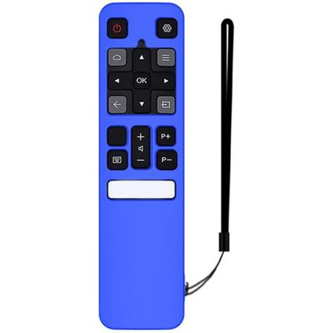 Housse De Protection Pour Télécommande - Gel De Silice - Compatible TCL RC802V FMR1 FNR1 - Bleu Foncé - 1 Pièce (1/4)