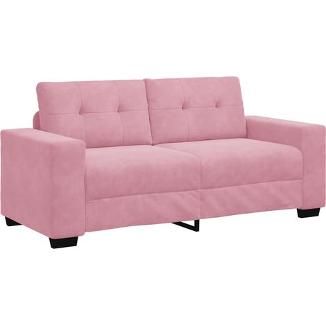 Divano  Sofa Divanetto Rosa 180x77x82 cm in Velluto (1/5)