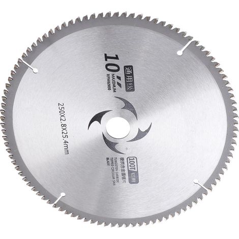 Lame de scie circulaire, lame universelle pour la coupe du bois, lame en carbure, outil de coupe, 100 dents (1/5)