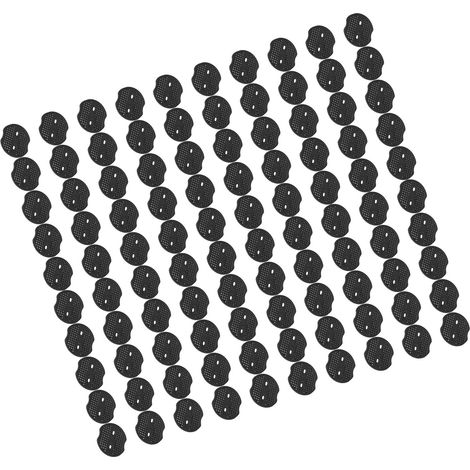 Emballage pour piquets de jardin, aménagement paysager, cales en plastique pour piquets de jardin, barrière anti-mauvaises herbes, pour une meilleure adhérence, 100 pièces (1/5)