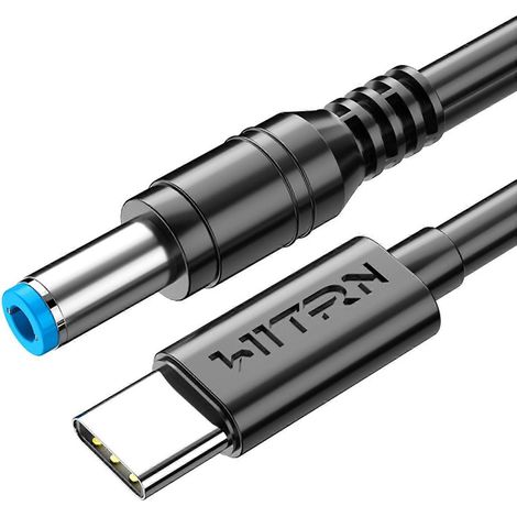 Câble d'alimentation PD Type C vers 12V/15V/20V pour caméra de sécurité, connecteur 5.5x2.5mm (1/4)
