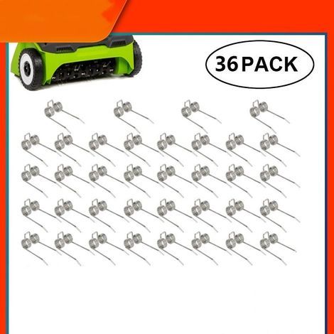 Dents de rechange pour paquet de 36 tondeuses à gazon filaires GreenWorks 27022 29272 2500600G (1/4)