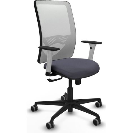 Chaise de bureau piqueras y crespo Zulema blanc mousse découpée (1/2)