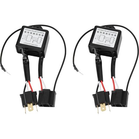 2x Convertisseur LED Polarité Négative Faisceau Adaptateur Inverseur H4 (1/5)