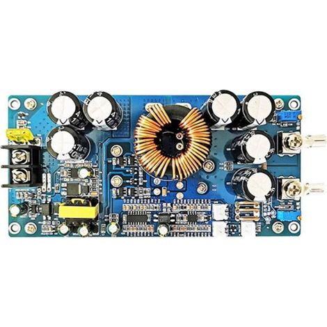 Modulo di alimentazione step-down regolabile da DC 20V-70V a DC 2,5V-58V 30A, modulo multifunzione ad alta potenza e alta conversione da 800W