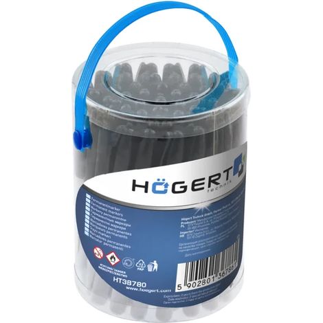 Rotulador permanente negro HT3B780