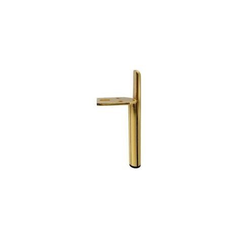 Set di 4 gambe di ricambio in metallo dorato da 18 cm per mobili, tavoli, armadi, sedie, letti, guardaroba e divani - Crezuo (1/4)