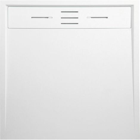 Essebagno Duschwanne aus Kunstharz 80 x 80 Schieferweiß