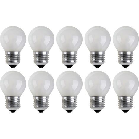 Pack of 10 E27 40W Warm White Matte Dimmable Outdoor Light Bulbs (1/5)