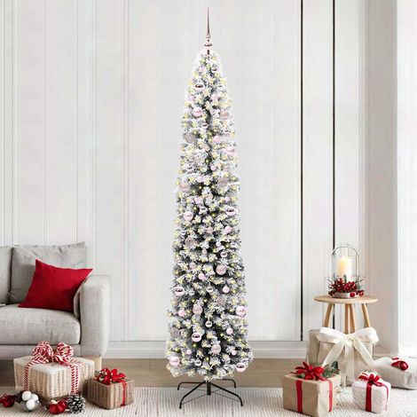 Künstlicher Weihnachtsbaum mit 300 LEDs mit Ständer Grün 240 cm