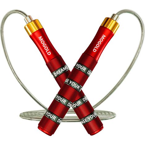 Skipping Rope for Men Women Kids 360 Degree Rotation 4mm PVC Steel Cable (1/5)