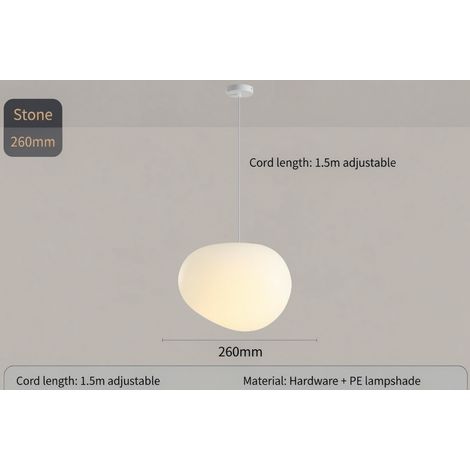 Applique Murale Luminaire de Chevet Style Luxe Léger pour Couloir et Chambre à Coucher, Lampe Décorative avec Comptoir en Galets, Éclairage Chaud, Diamètre 260 mm (1/5)