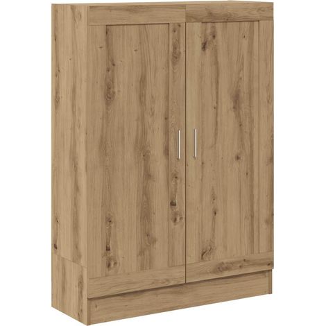 Bibliothèque,Armoire à Livres chêne artisanal 82,5x30,5x115 cm bois d'ingénierie CFW8421030 (1/5)