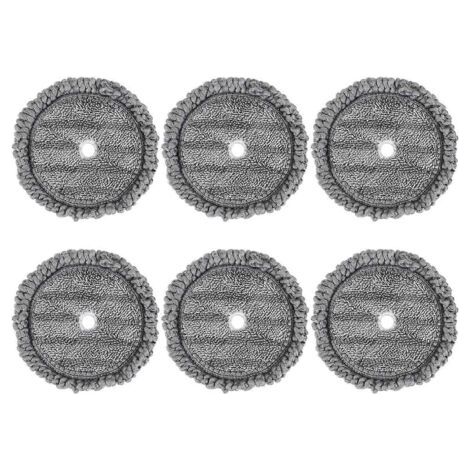Lot de 6 lingettes de rechange pour balai vapeur LG A9, robot aspirateur laveur de sols. (1/5)