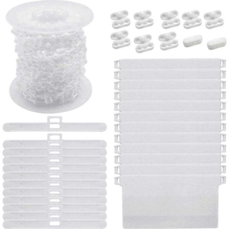 1 jeu de poids et de chaînettes pour stores verticaux, kit de réparation pour stores, accessoires pour stores (1/5)