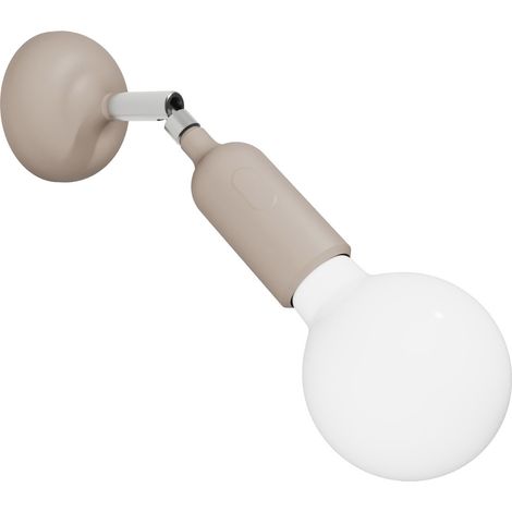 Lampada Fermaluce in silicone con snodo e con interruttore incorporato