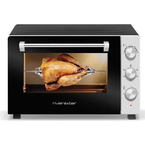 Aufsatzbackofen 30l 1500w schwarz/edelstahl - Riviera & Bar - QFR300