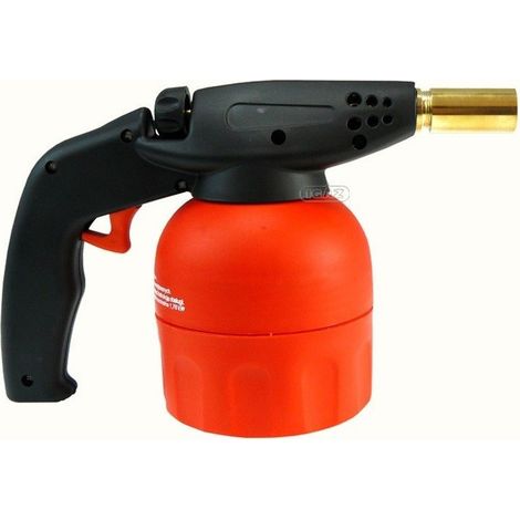 TrAdE Shop Traesio - Torcia Saldatore Bruciatore Cannello Ricaricabile Con Cartuccia A Gas Butano - (1/2)