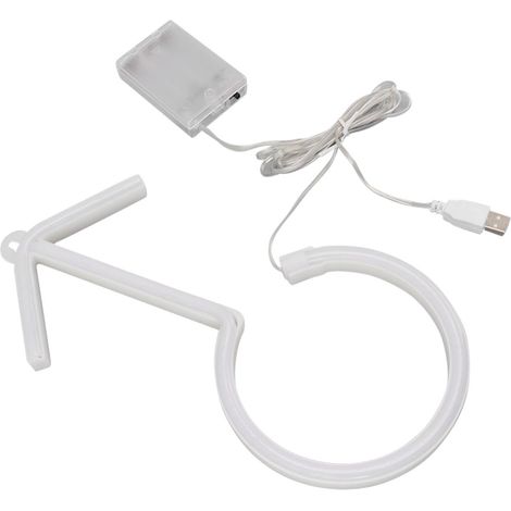 Enseigne lumineuse LED néon garçon bleu vif, veilleuse, décoration pour chambre ou fête (1/5)