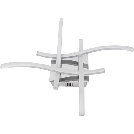 Moderne, gebogene 25-W-LED-Deckenleuchte für Wohnzimmer, Esszimmer, Schlafzimmer, weißes Licht, 85–265 V (1/5)