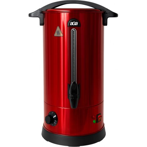 Aga Glühweinkocher 30 l Rot Einkochautomat aus Edelstahl Glühweinkessel Glühweinautomat Heißgetränkeautomat Heißwasserspender (1/4)
