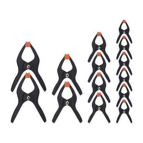 Set de abrazaderas de resorte Jorgensen 93260 14 piezas apertura 76mm