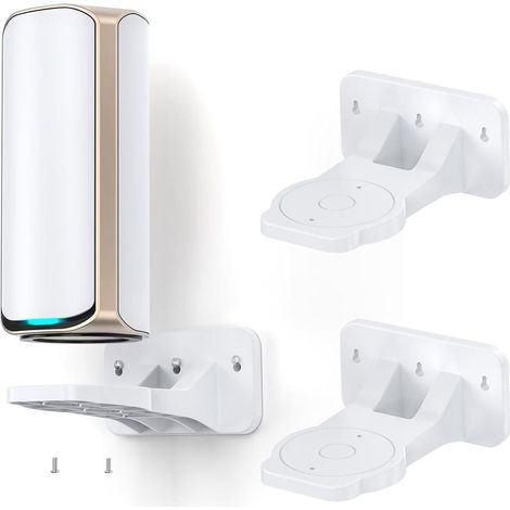 Support Murale WiFi 7 - Compatible Avec Systèmes Mesh Orbi Et Routeurs Nighthawk - Installation Verticale - 2 Pièces (1/5)