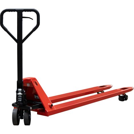 Schefer Gabelhubwagen Premium mit Schnellhub / Sonderlänge Tragkraft 2000kg Gabellänge 1800mm (1/5)