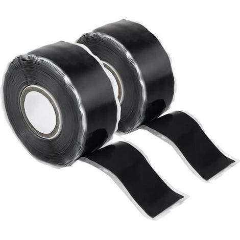 Bracelet en silicone - SODIAL - Lot de 2 - 2,5 cm - 3 m - Étanche et flexible (1/4)