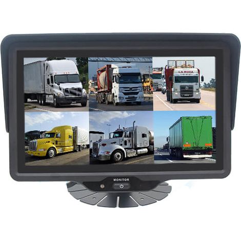 Moniteur pour caméra de recul 10" AHD 6 canaux DVR 12-24V (1/5)