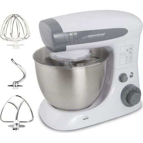 Esperanza EKM024 Robot de Cocina Blanco y Gris 4L 800W