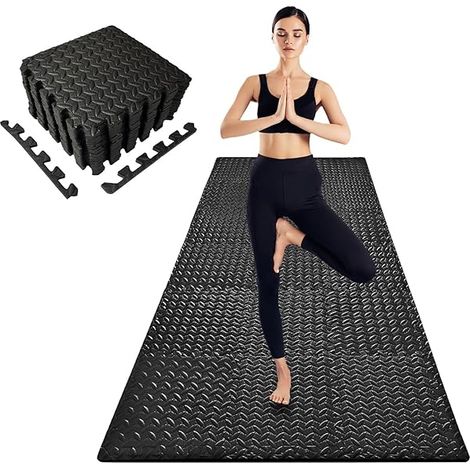 Tapis De Sol En Mousse - 18 Pièces 30 X 30 X 10 Mm - Pour Salle De Sport À Domicile Yoga Jeux Enfants (1/5)