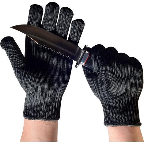 Paire de gants unisexes L résistants aux coupures et aux perforations pour le jardinage et les travaux de restauration. Sensibilité et confort optimaux. (1/5)