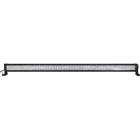 Barre de lumière de travail LED, double rangée, étanche, Kit sans fil 300W (1/2)