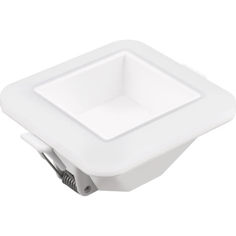 Anneau led carré en métal 3 intensités 8w froid