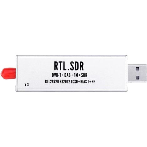 0,1 MHz–1,7 GHz TCXO RTL SDR-Empfänger R820T2 USB RTL-SDR-Dongle mit 0,5 ppm SMA MJZSEE A300U Tester