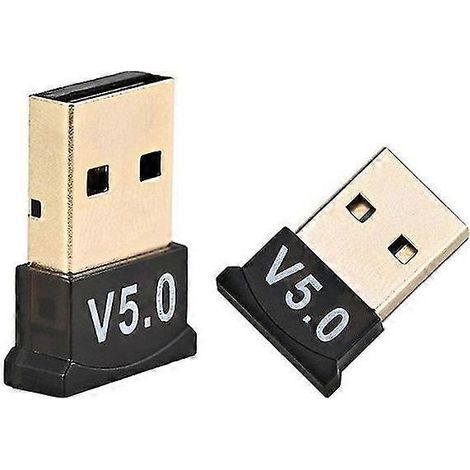 Adaptateur émetteur-récepteur Bluetooth 5.0 USB pour voiture permettant une connexion audio sans fil aux PC, ordinateurs portables et claviers – un accessoire de voiture pratique. (1/5)