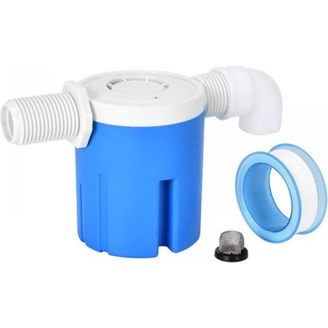 Régulateur de niveau de piscine,Robinet à flotteur automatique pour niveau d'eau - Entrée latérale intégrée et intégrée - Régulateur de valve flottante pour lavage de voiture - Pour piscine (1/5)