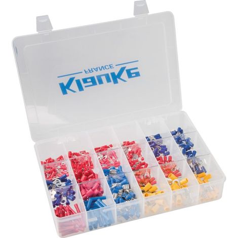 Coffret assortiment de 415 cosses pré-isolées - Klauke (1/2)