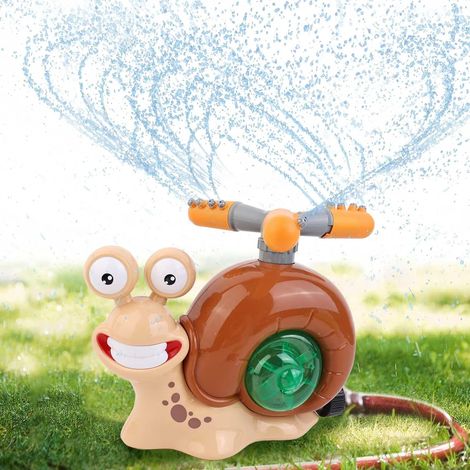 Arroseur d'eau, jouets d'eau pour enfants avec 2 accessoires de raccordement pour tuyau d'arrosage, jeux d'eau en extérieur, pelouse, jardin (1/5)