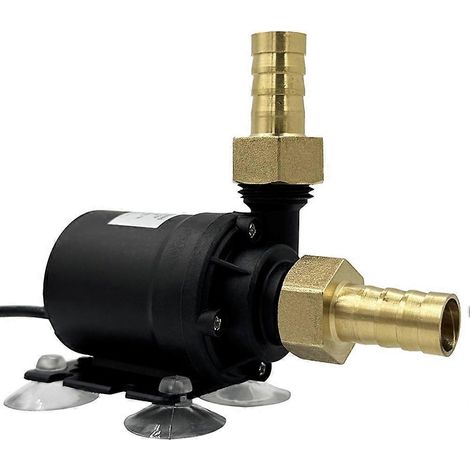 Pompe à eau chaude solaire sans balais 12 V CC, résistante aux hautes températures, pour la circulation d'eau. (1/5)