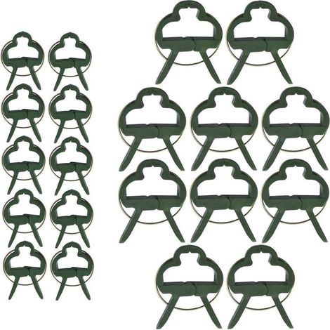 60 Pièces Clips pour Plantes grimpantes, Clips pour T omates, Clips pour Plantes, Clips pour Attache Tomate (2 Tailles) (1/5)