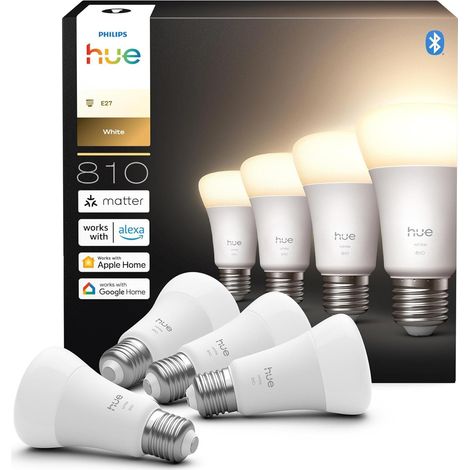 Bombilla inteligente Philips A60 E27 - 800 (4 unidades)