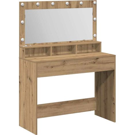 Maison Exclusive - Schminktisch Artisan-Eiche 100 x 41 x 135 cm H