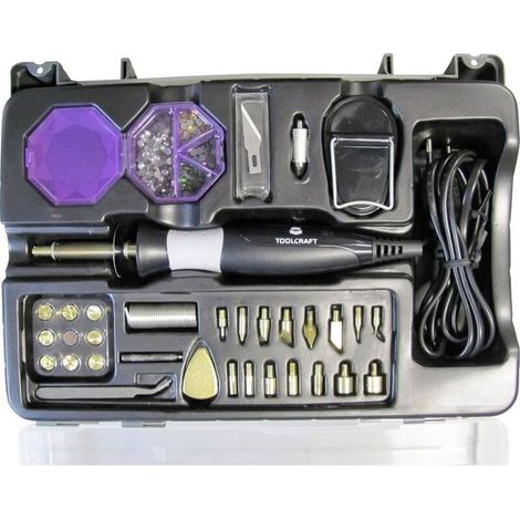 Kit pyrogravure 6-en-1 TOOLCRAFT KK-07025WD-2000 Y459831 (1/4)