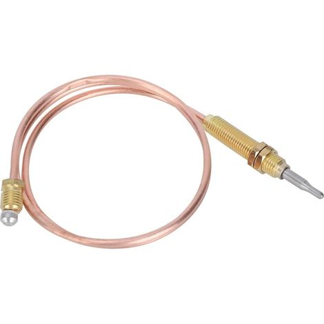 Accessoires de Fil Sonde Gaz Thermocouple, M8 Thermocouple Durable Chauffage Brûleur À 600mm pour Cheminée BBQ Grill (1/5)