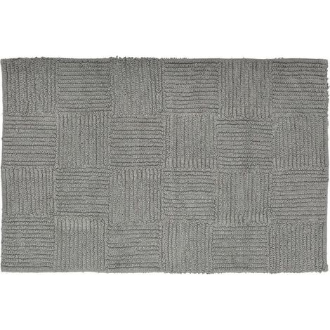 Sealskin Reverse Tapis de bain 90x60cm coton gris (1/5)
